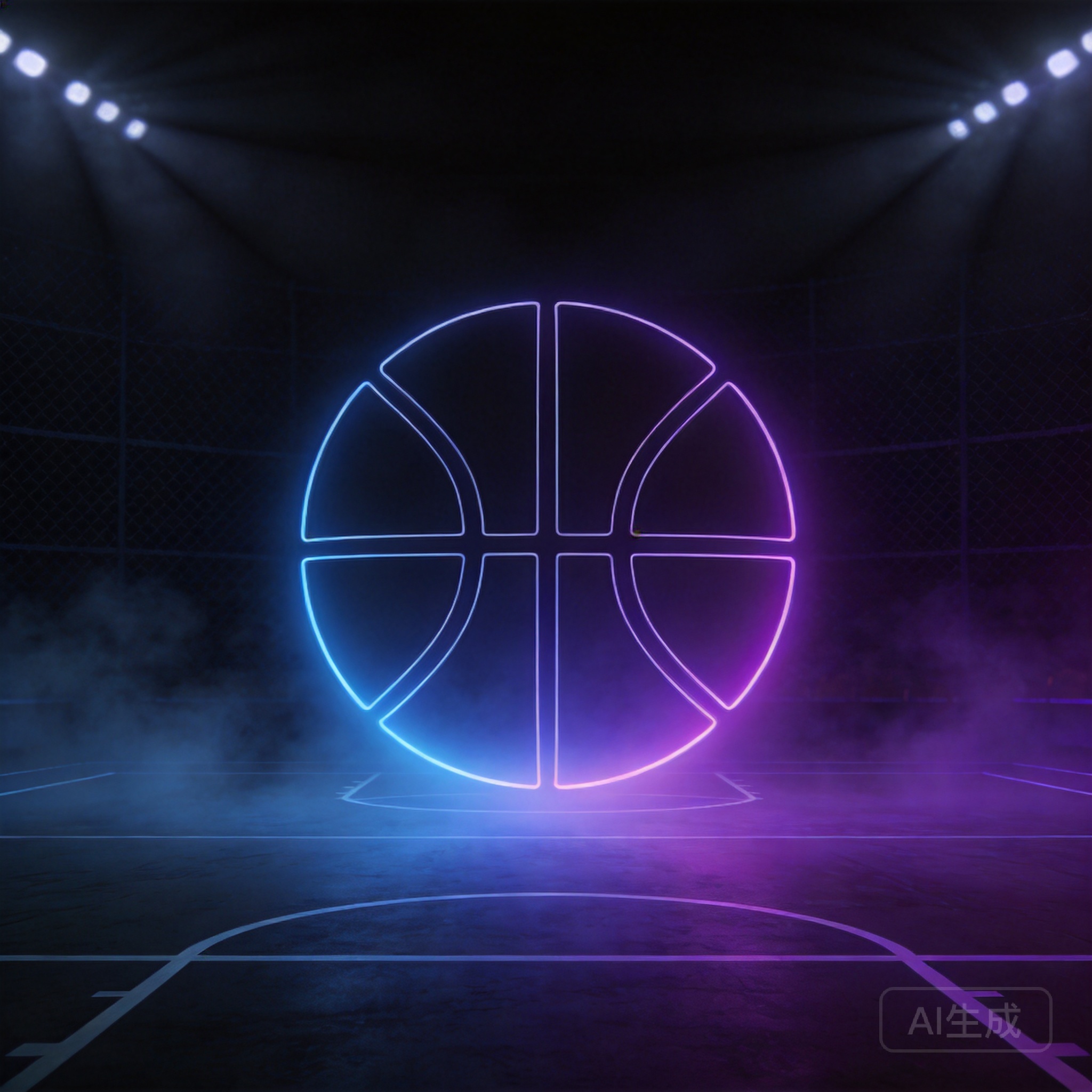 NBA直播主题插画